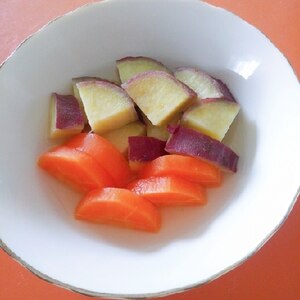 さつま芋と人参の煮物